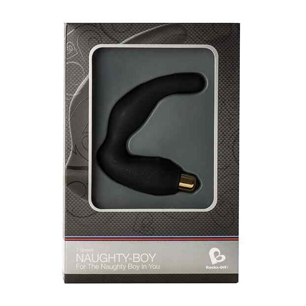 Rocks-Off Naughty-Boy Prostatamassager Schwarz ⌀ 3,5 cm