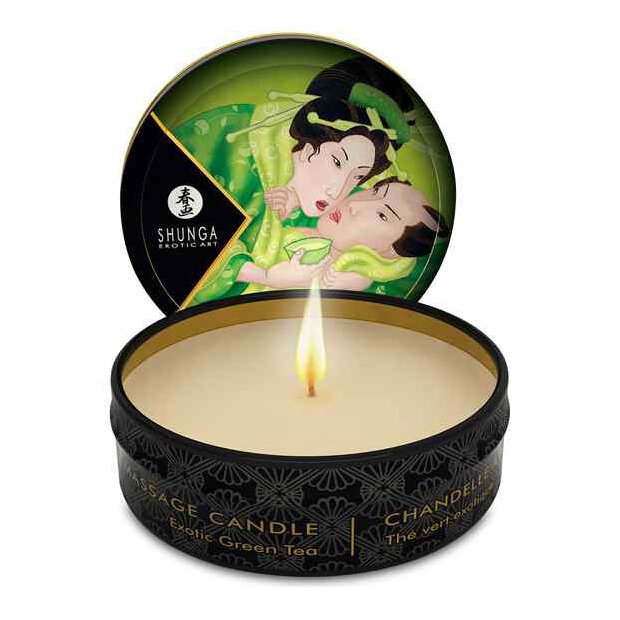 Shunga Mini Massage Candle Green Tea 30 ml