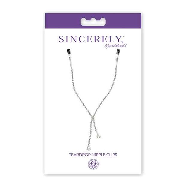 Sportsheets Sincerely Teardrop Nipple Clips