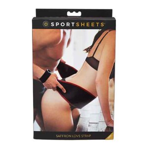 Sportsheets Saffron Love Strap Sexmöbel Schwarz