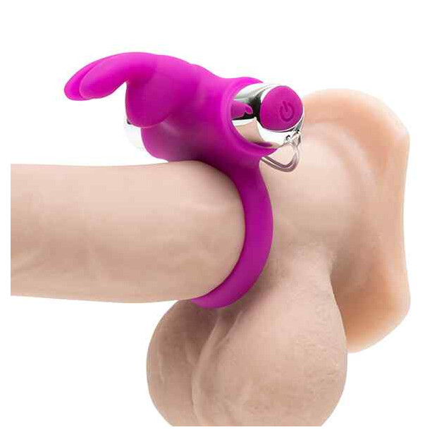 Happy Rabbit Remote Control Cock Ring Vibration Schwarz ⌀ 3,5 cm