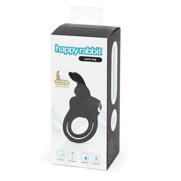 Happy Rabbit Stimulating USB Rechargeable Rabbit Love Ring