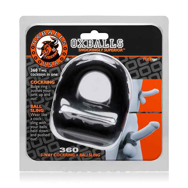 Oxballs 360 Cockring Ballsling Penisring Schwarz