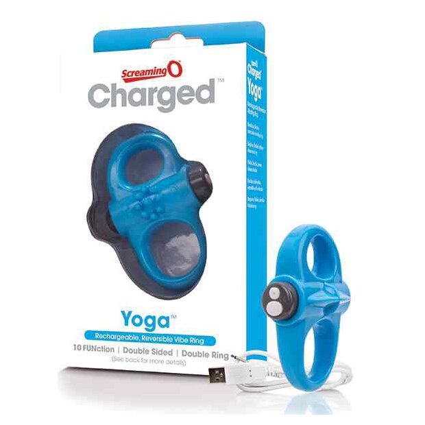 The Screaming O Charged Yoga Vibe Ring Blue