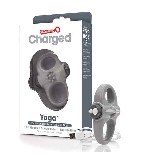 The Screaming O Charged Yoga Vibe Ring Grey