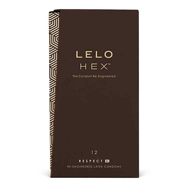 Lelo HEX Condoms Respect XL 12 Pack