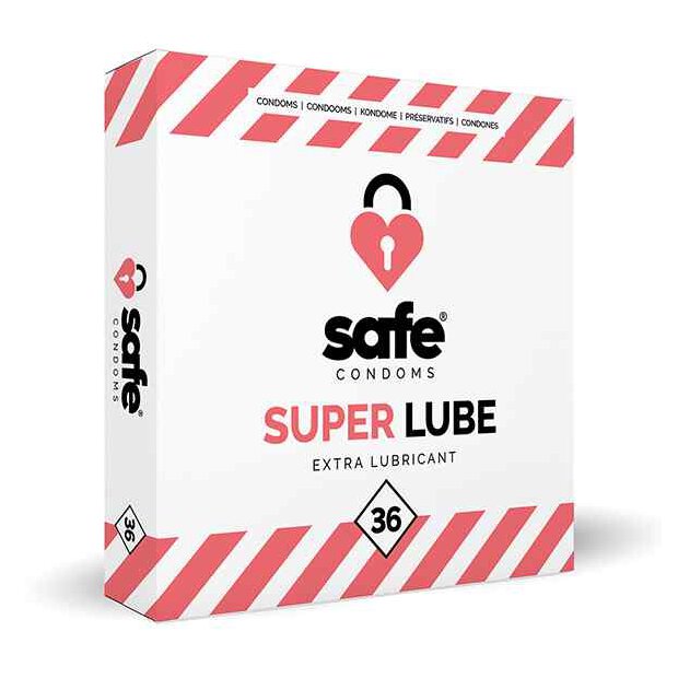 SAFE - Condoms Extra Lubricant (36 pcs)