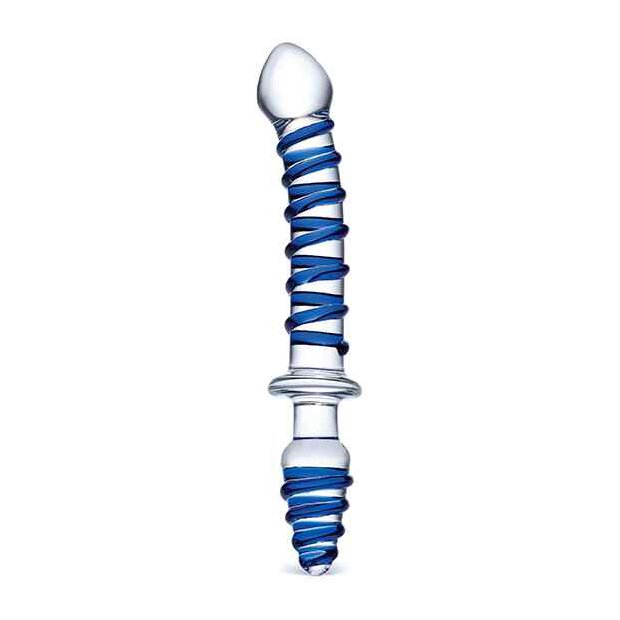 Glas Mr. Swirly Double Ended Glass Dildo & Butt Plug
