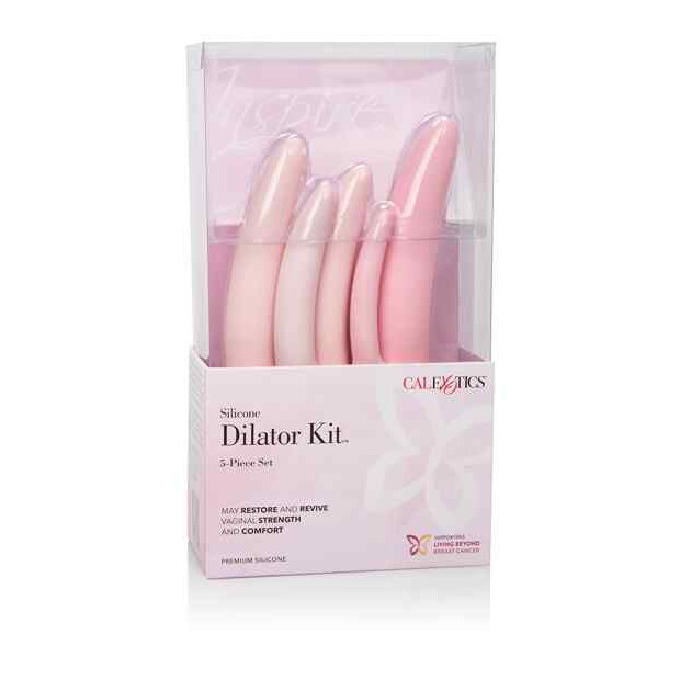 Inspire Silicone Dilator Set Vaginaltrainer Rosa 5 Teilig