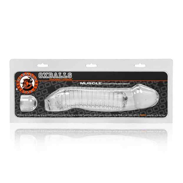 Oxballs Muscle Cock Sheath Penishülle Transparent