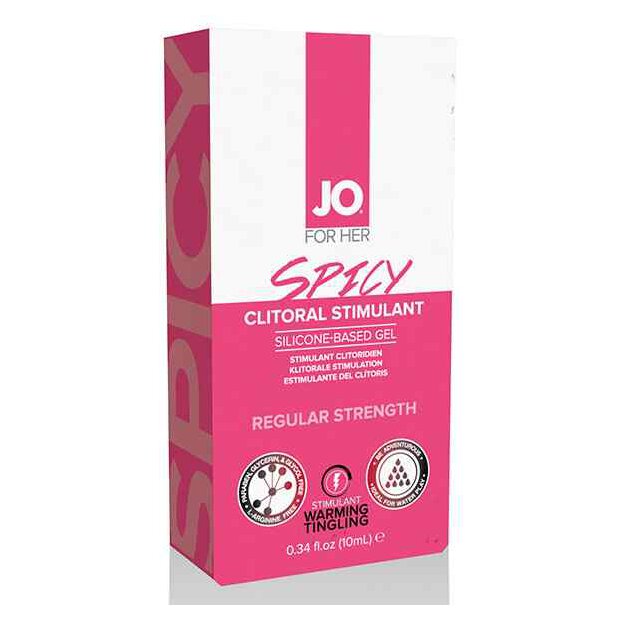 System JO For Her Clitoral Stimulant Warming Spicy 10 ml
