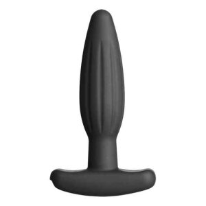ElectraStim Silicone Noir Rocker Butt Plug Small