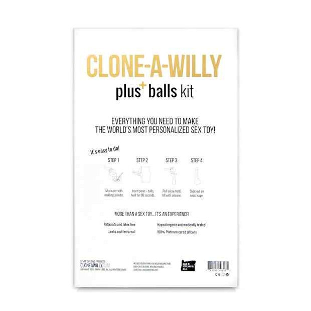 Clone-A-Willy Kit Including Balls Nude