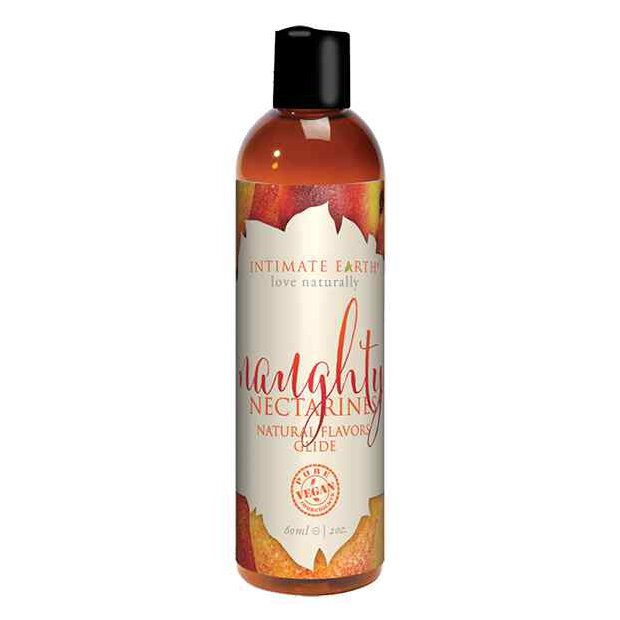 Intimate Earth Natural Flavors Glide Naughty Nectarines 60 ml