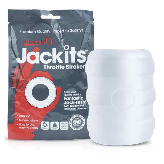 The Screaming O Jackits Throttle Stroker Opaque
