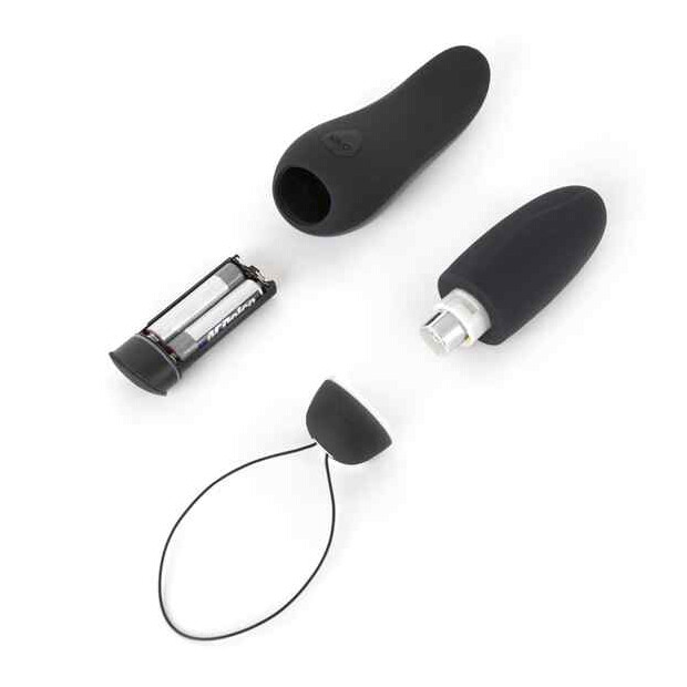 B Swish bnaughty Deluxe Unleashed Vibrator Schwarz 9,1 cm ⌀ 3,5 cm