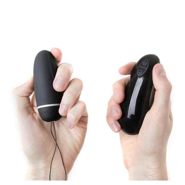 B Swish bnaughty Deluxe Unleashed Vibrator Schwarz 9,1 cm ⌀ 3,5 cm