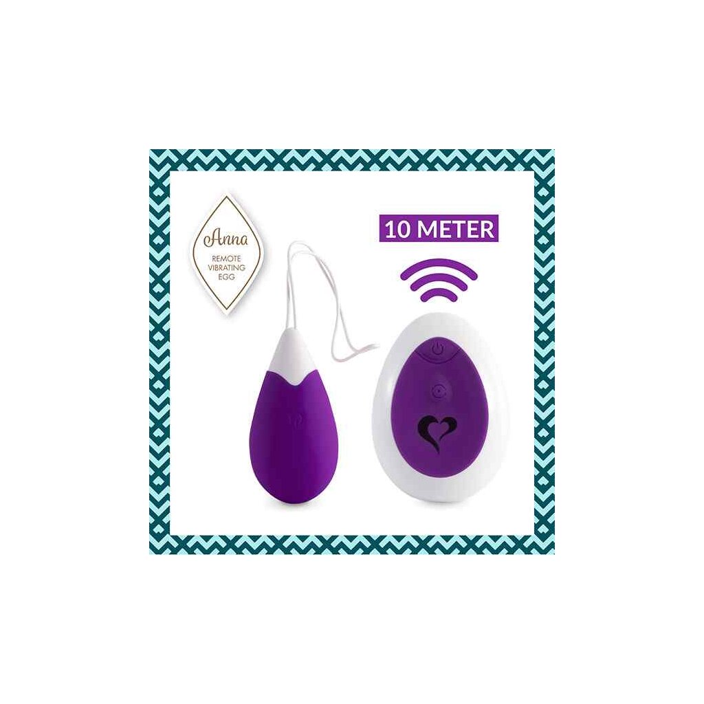 FeelzToys Anna Vibrating Egg Remote Deep Purple, 26,50 FeelzToys Anna Vibrating Egg Remote Deep Purple, 26,50