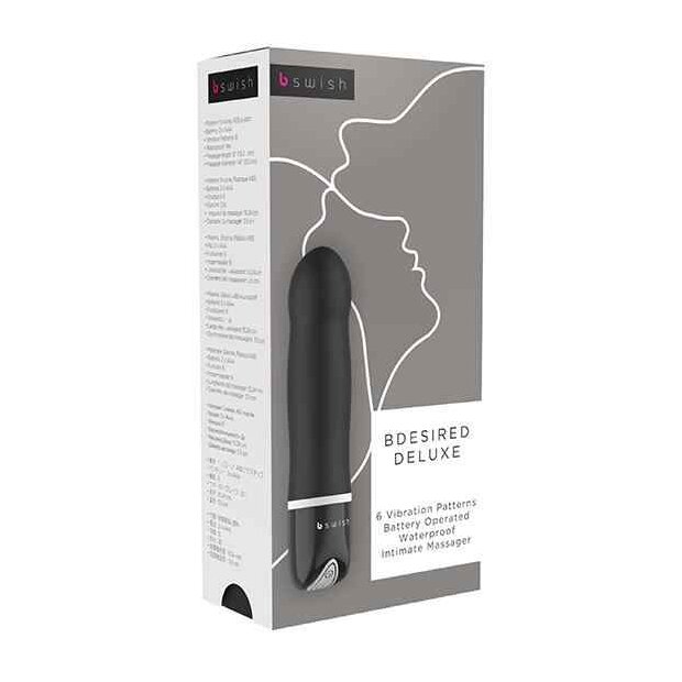 B Swish bdesired Deluxe Vibrator Schwarz