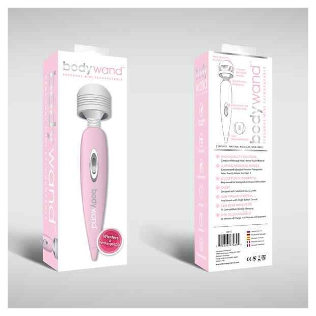 Bodywand Rechargeable USB Wand Massager Pink