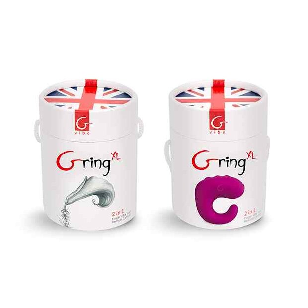 Gvibe Gring XL Finger Vibrator Sweet Raspberry