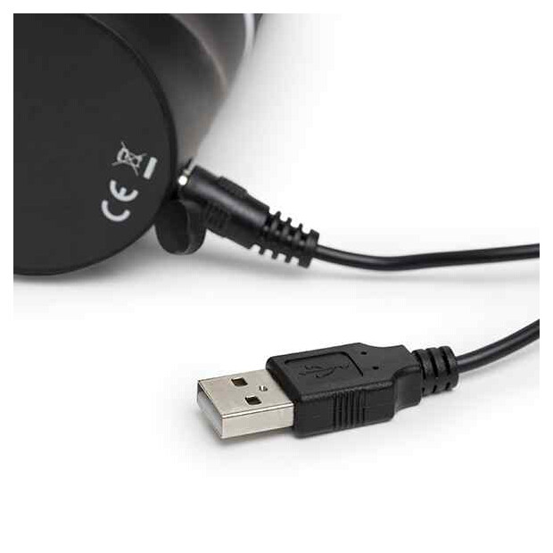 Happy Rabbit Realistic Rabbit Vibrator Black