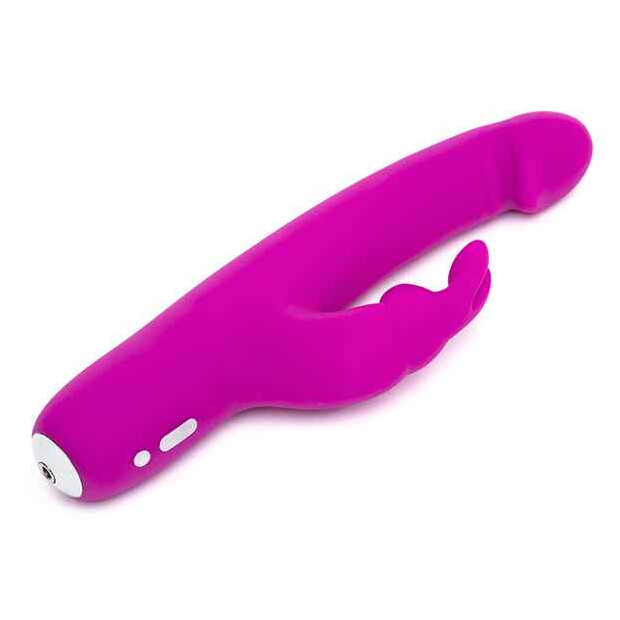 Happy Rabbit Slimline Realistic Rabbit Vibrator Purple