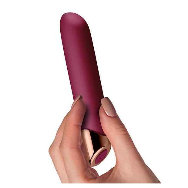 Rocks-Off Chaiamo Vibrator Weinrot 16 cm ø 3,2 cm