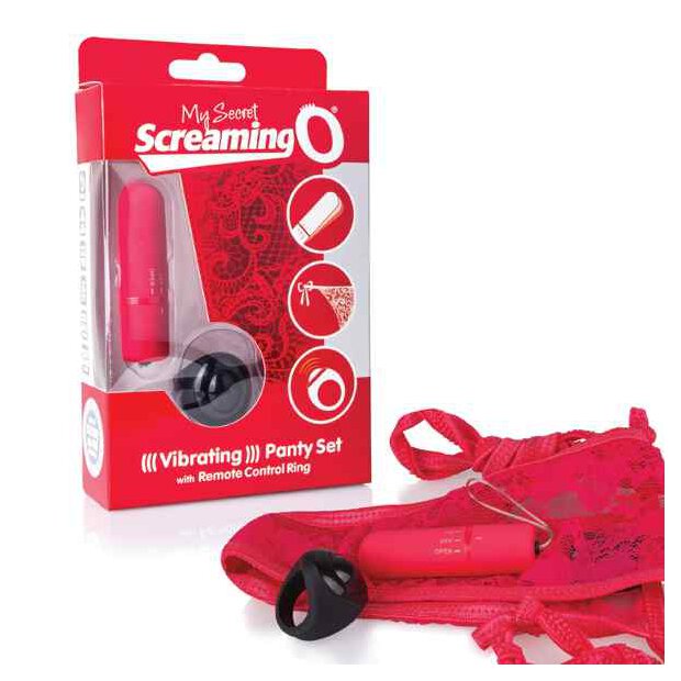 The Screaming O Remote Control Panty Vibe Red