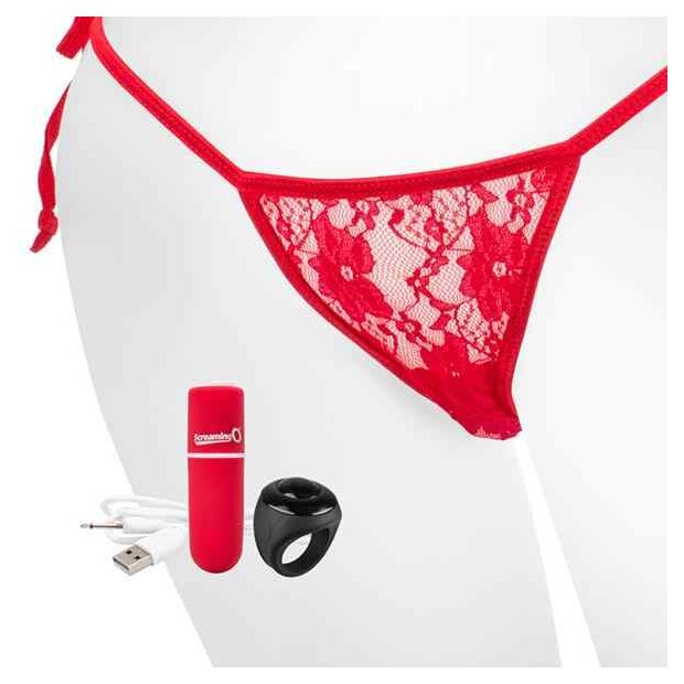 The Screaming O Charged Remote Control Panty Vibe Red