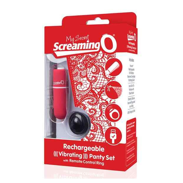 The Screaming O Charged Remote Control Panty Vibe Red