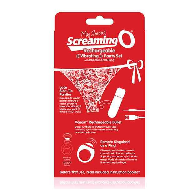 The Screaming O Charged Remote Control Panty Vibe Red