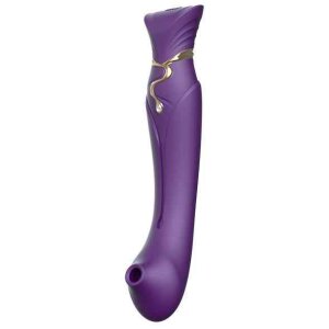 Zalo Queen Set G-Spot Pulsewave Vibrator Lila 2 Teilig