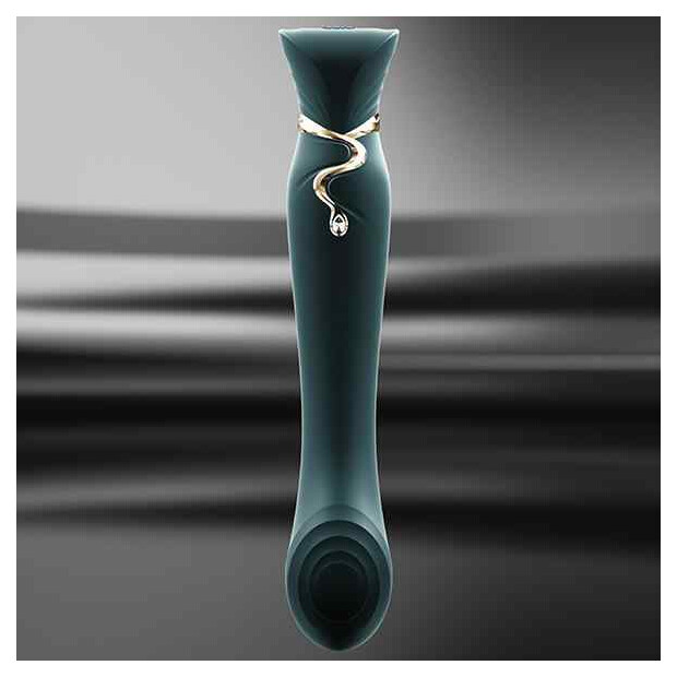 Zalo Queen Set G-Spot Pulsewave Vibrator Jewel Green