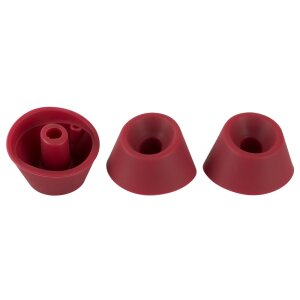 Womanizer 3x Ersatzkappen InsideOut+DUO/2 rot M