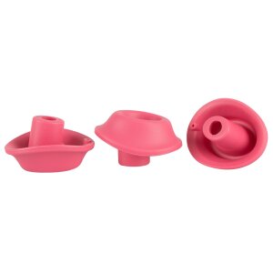 Womanizer 3x premium replacement caps red S
