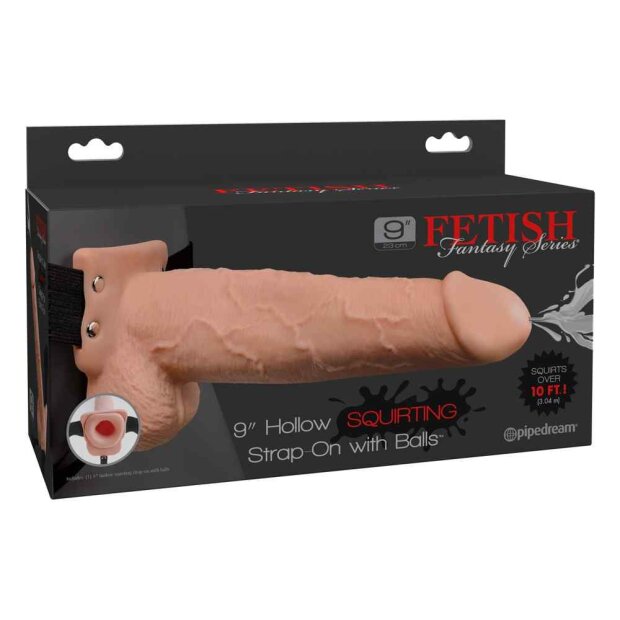 Fetish Fantasy Strap-on Squirting Strap-On Beige 22,5 cm ⌀ 5,3 cm Taille 132,1 cm