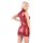 Kleid rot Wetlook mit Reißverschluss L