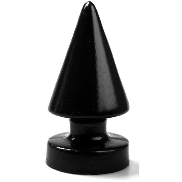 HARDTOYS PLU121 Analplug Schwarz ⌀ 8 cm