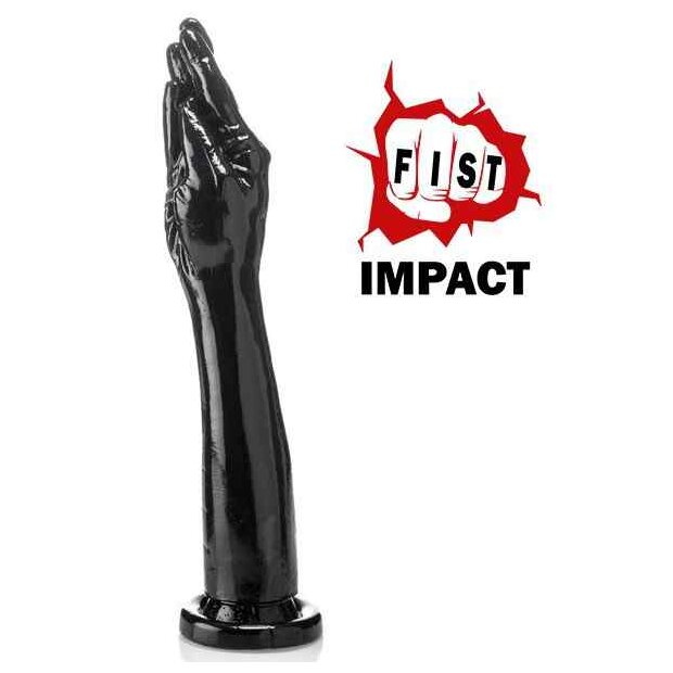 Fist Impact 5 Finger Plus Spezialdildo Schwarz 38 cm