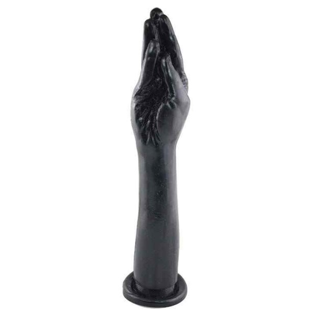 Fist Impact 5 Finger Plus Spezialdildo Schwarz 38 cm