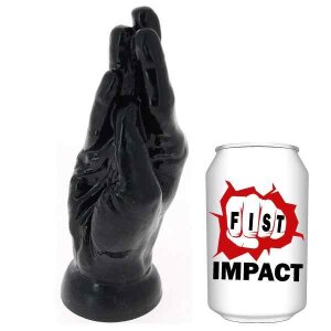 Fist Impact One Hand Plug Schwarz 18 cm ⌀ 6 cm