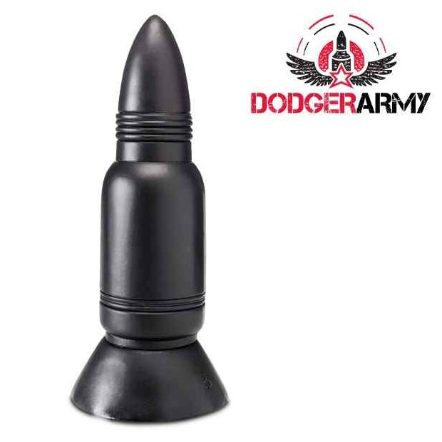 Dodger Army Missile Dildo Schwarz 25 cm ⌀ 6,6 cm