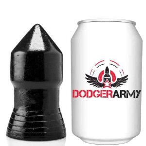 Dodger Army Skiff Anal Plug Schwarz ⌀ 6 cm