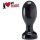 Pluggiz Knop Plug Analplug Schwarz ⌀ 6,6 cm