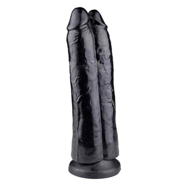 HARDTOYS DRISS NOA Doppeldildo Schwarz 26 cm ⌀ 8 cm