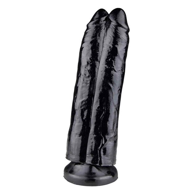 HARDTOYS DRISS NOA Doppeldildo Schwarz 26 cm ⌀ 8 cm