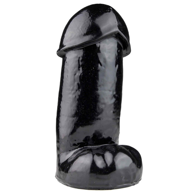 Hardastic Super Bruce Dildo Schwarz 18 cm