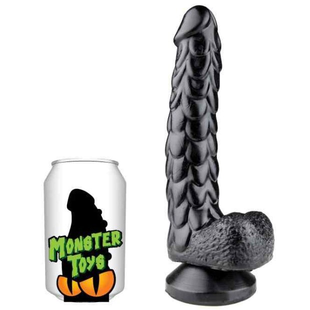 Monster Toys Hyleos Black Dildo Schwarz 23 cm