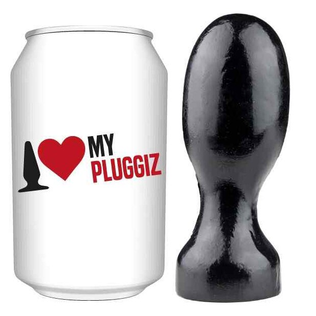 Pluggiz Ovaly Plug Analplug Schwarz ⌀ 4,8 cm
